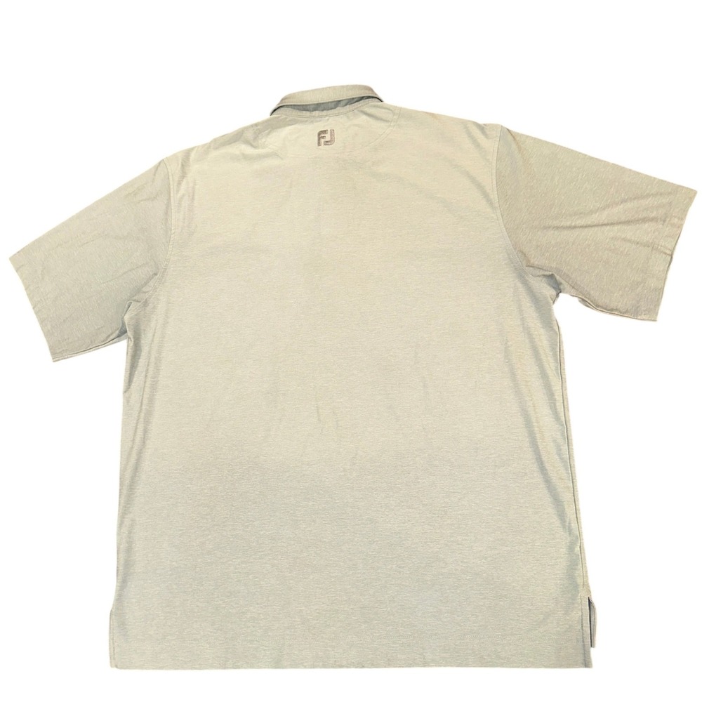 FootJoy Mens XL ProDry Golf Polo Shirt Sage Green Willingers Golf Club Logo - Picture 3 of 10